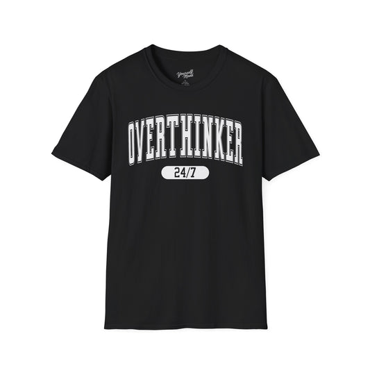 Unisex Softstyle T-Shirt with 'Overthinker 24/7' Design