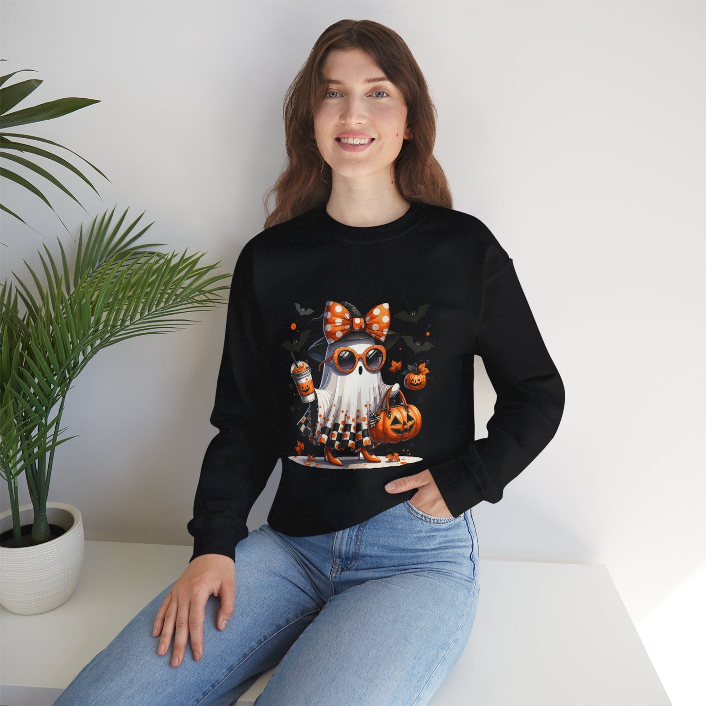 Halloween Inspired Sweatshirt, Gifting for Halloween Lovers, Spooky Season Fashion