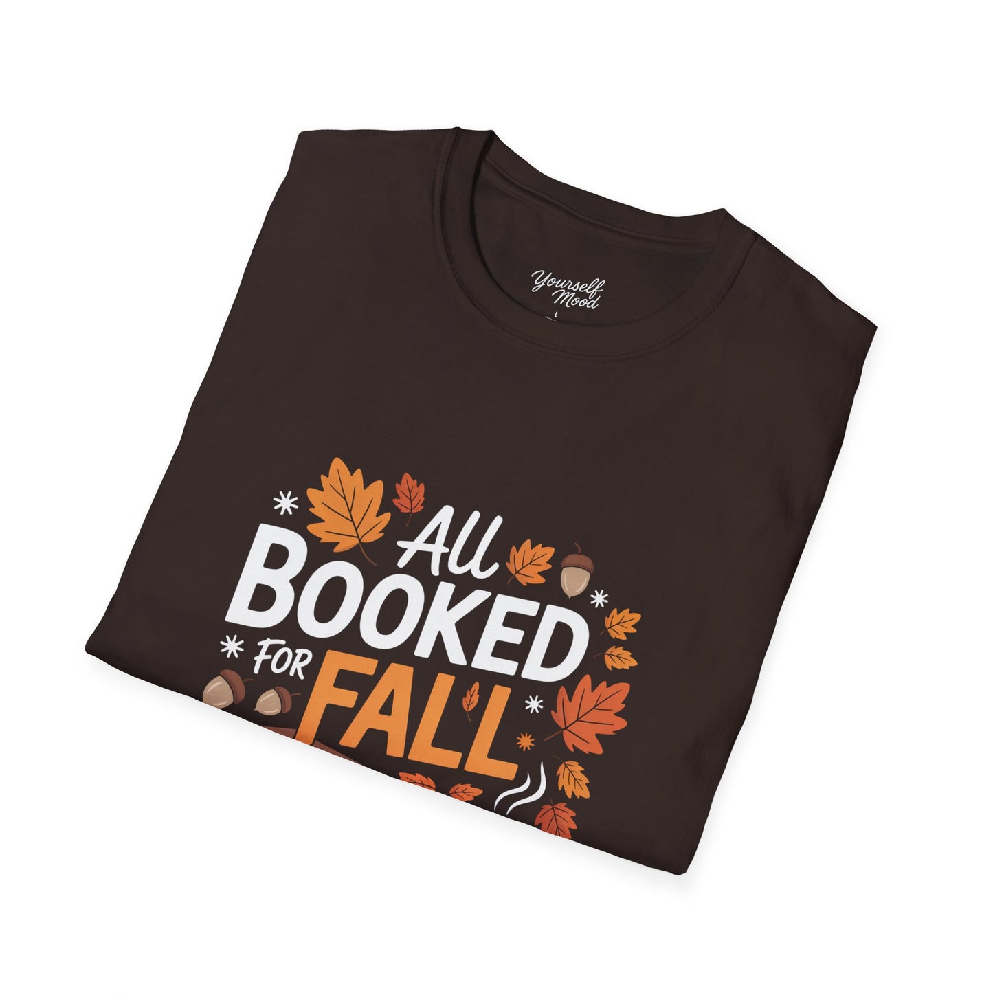 Fall Reading T-Shirt, Cozy Autumn Tee, Book Lover Gift.