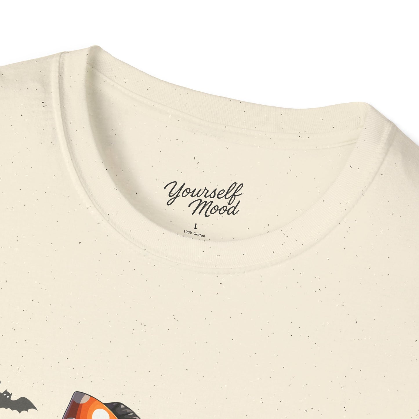 Cute Halloween Cat T-Shirt, Halloween Tee, Spooky Festive Shirt.