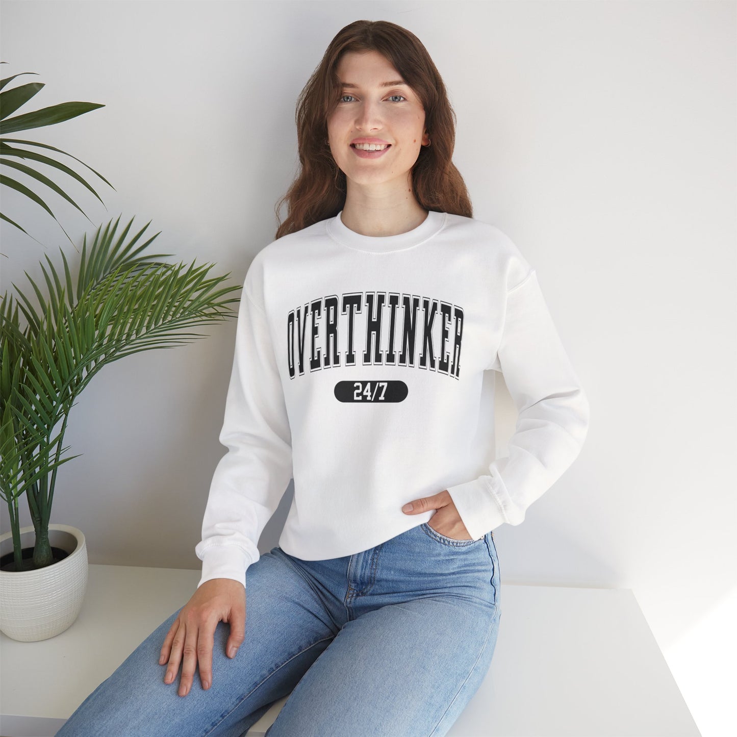 Overthinker Sweatshirt - Unisex Crewneck