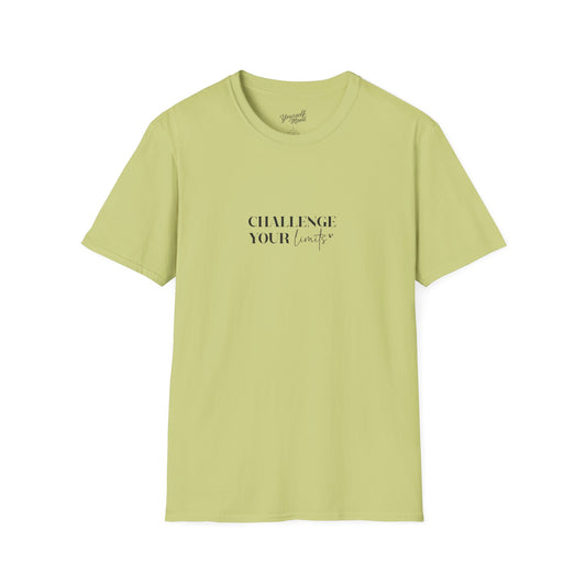 Challenge Your Limits Unisex Softstyle T-Shirt.