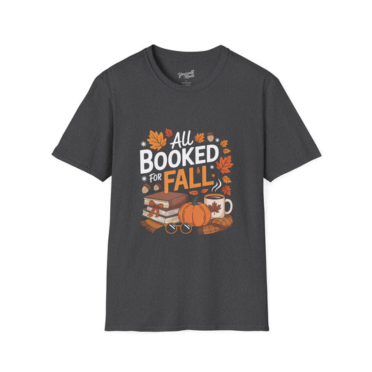 Fall Reading T-Shirt, Cozy Autumn Tee, Book Lover Gift.