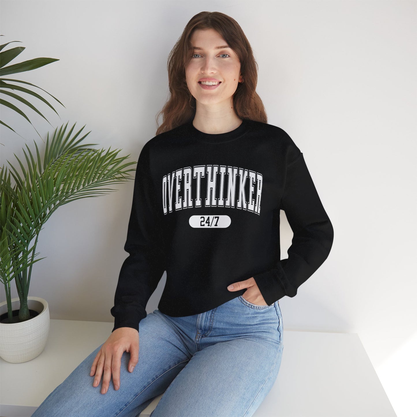 Overthinker Sweatshirt - Unisex Crewneck