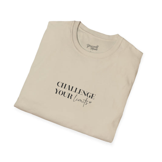 Challenge Your Limits Unisex Softstyle T-Shirt.
