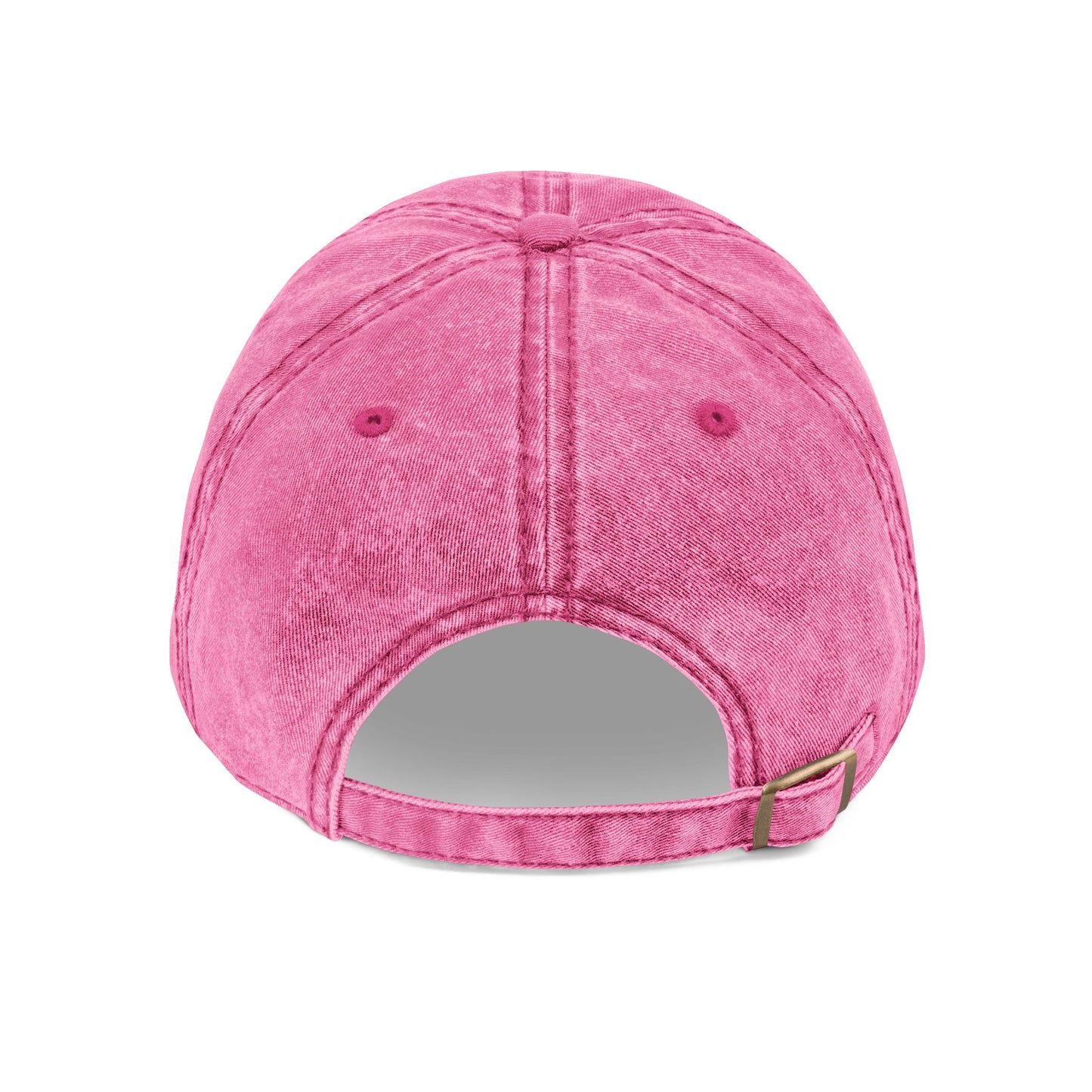 Busy Doing Nothing Embroidered Vintage Cap - Pink Washed Baseball Hat