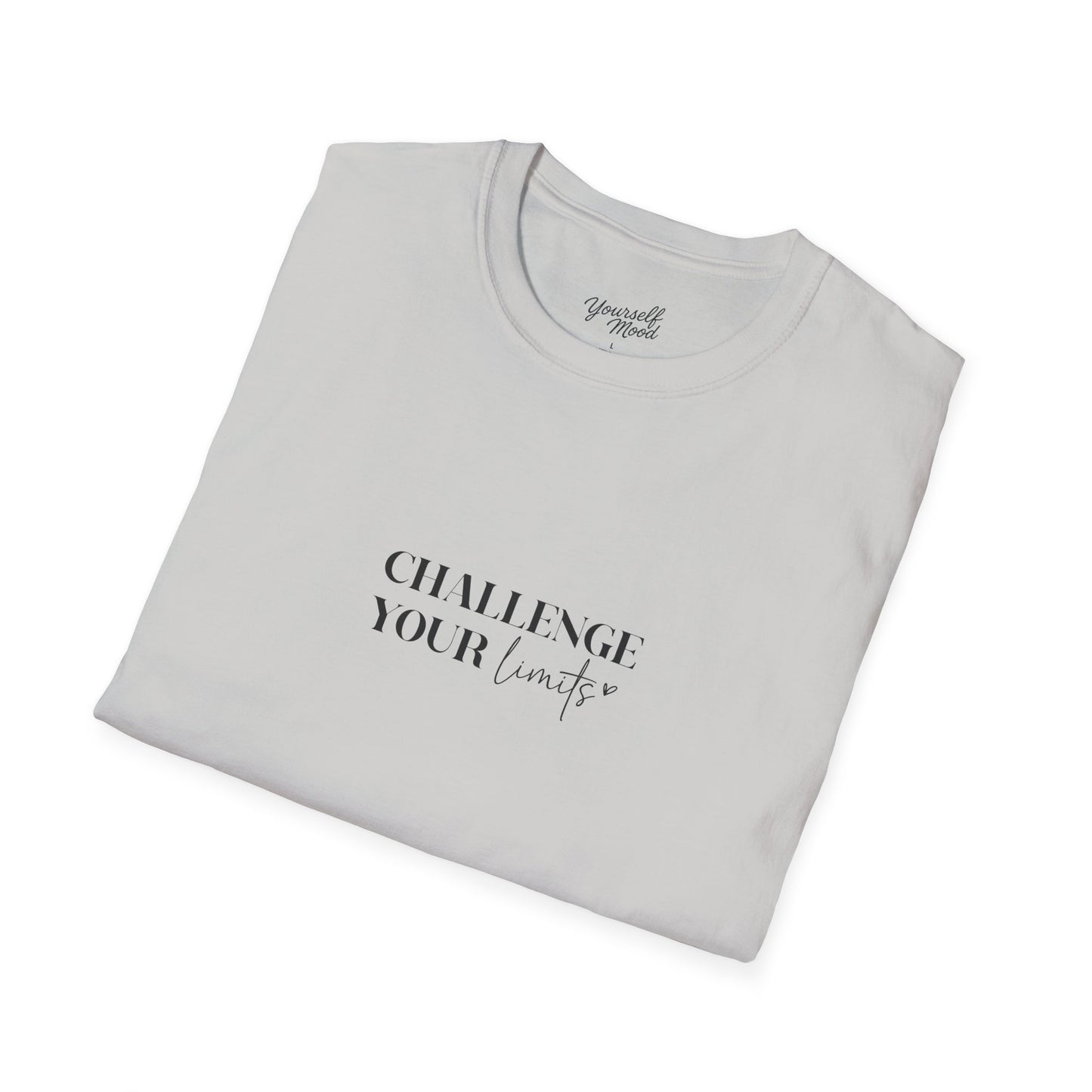 Challenge Your Limits Unisex Softstyle T-Shirt.