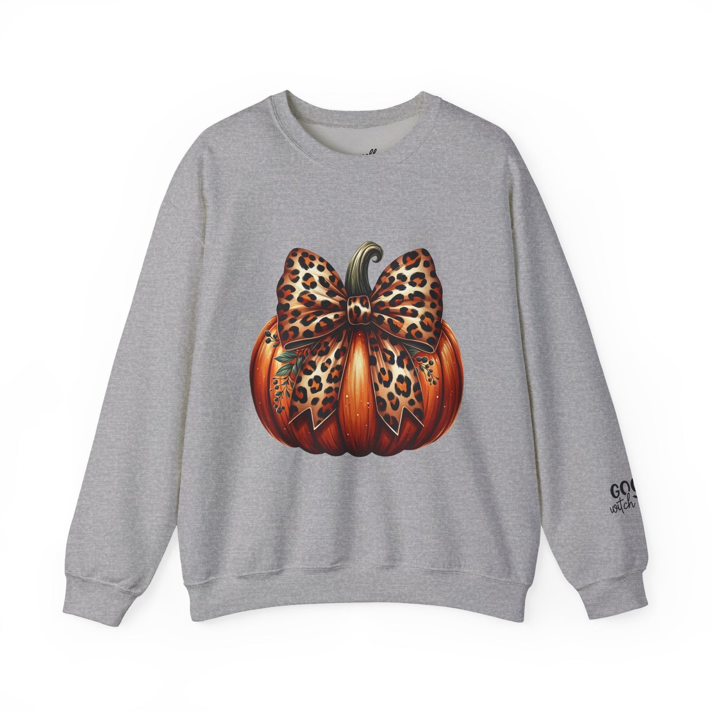 Leopard Pumpkin Sweatshirt | Fall Fashion, Halloween Apparel, Cozy Crewneck