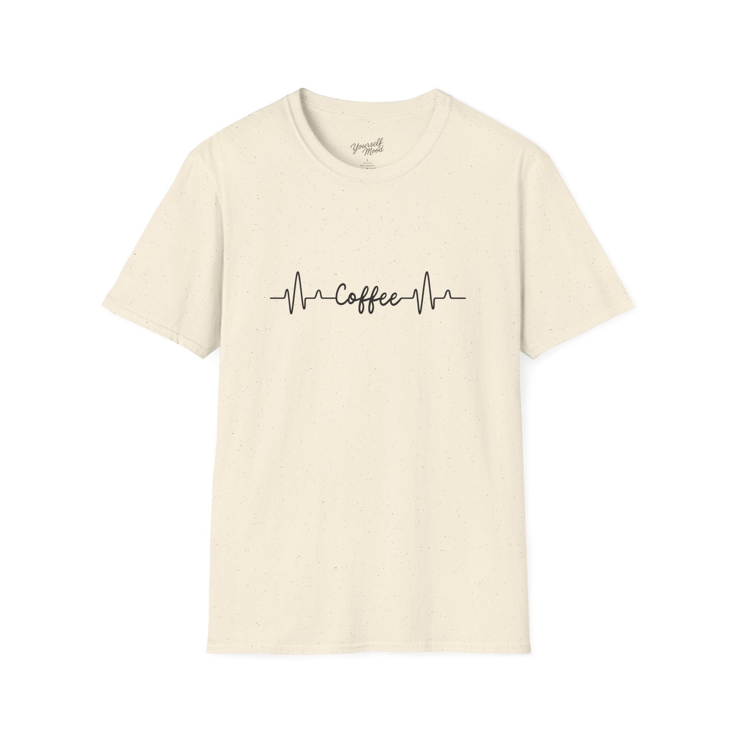 Coffee Pulse Unisex T-Shirt, Soft Cotton Tee for Coffee Lovers, Casual Wear