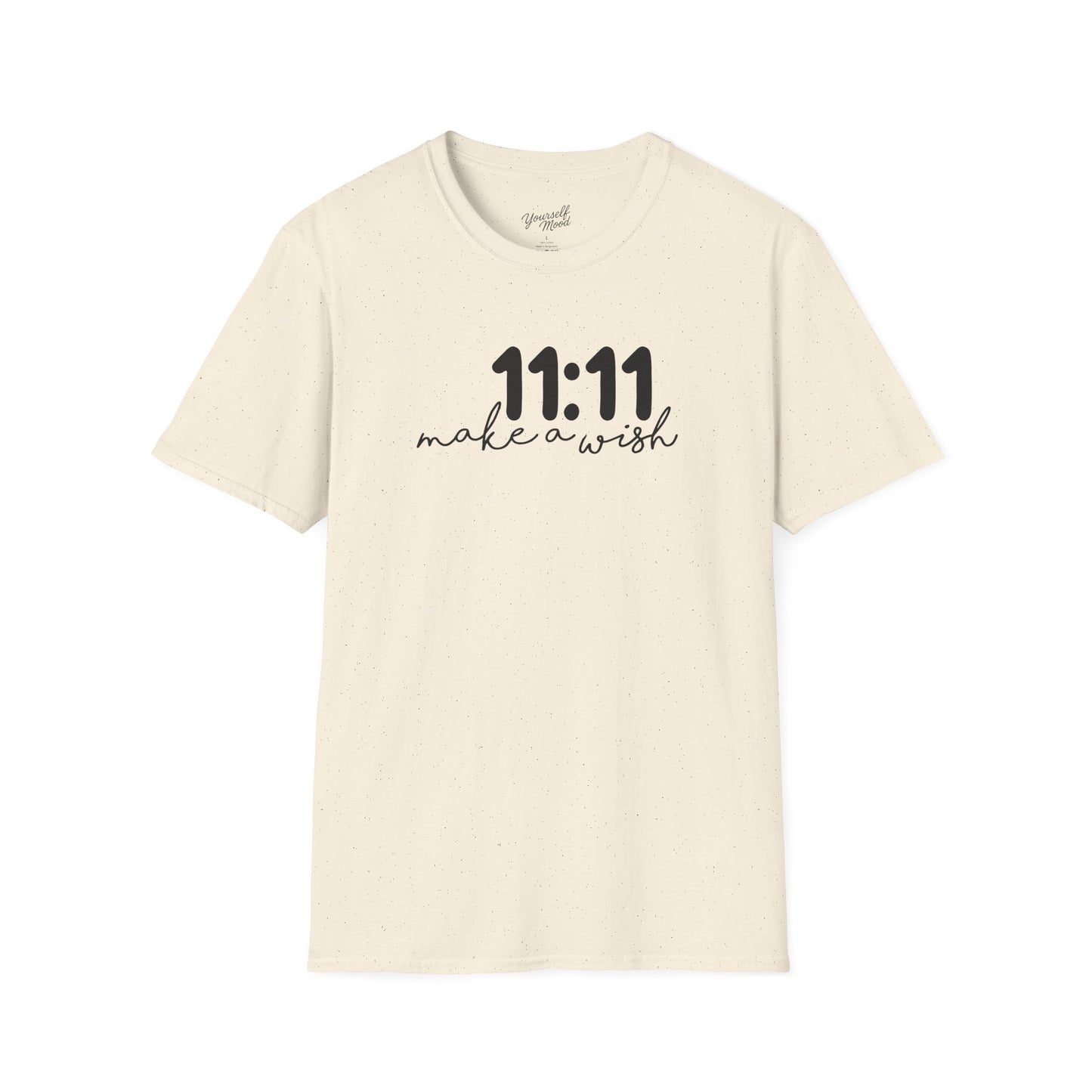 11:11 Make a Wish Unisex Softstyle T-Shirt, Affirmation Tee, Birthday Gift, Spiritual Shirt, Motivational Apparel