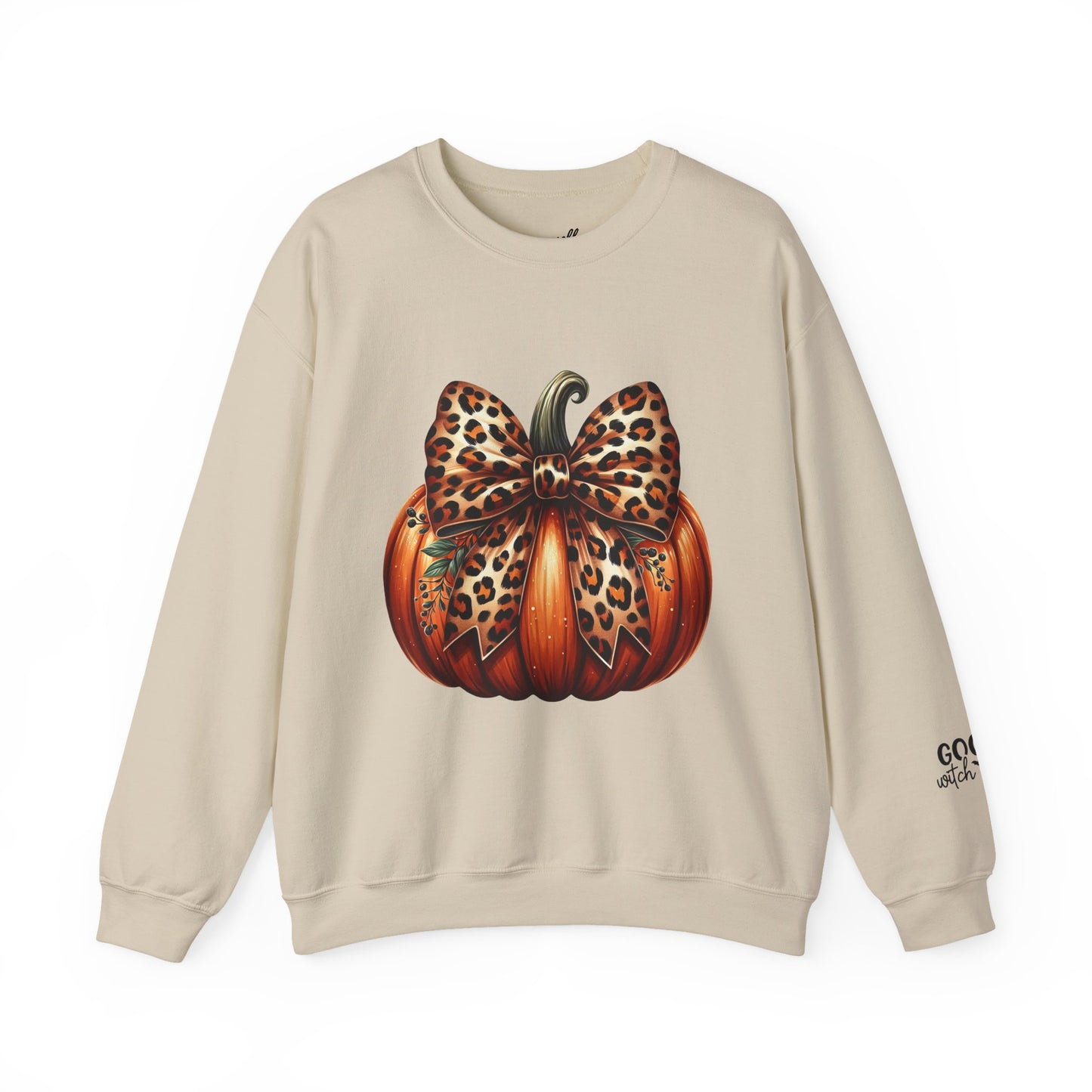 Leopard Pumpkin Sweatshirt | Fall Fashion, Halloween Apparel, Cozy Crewneck