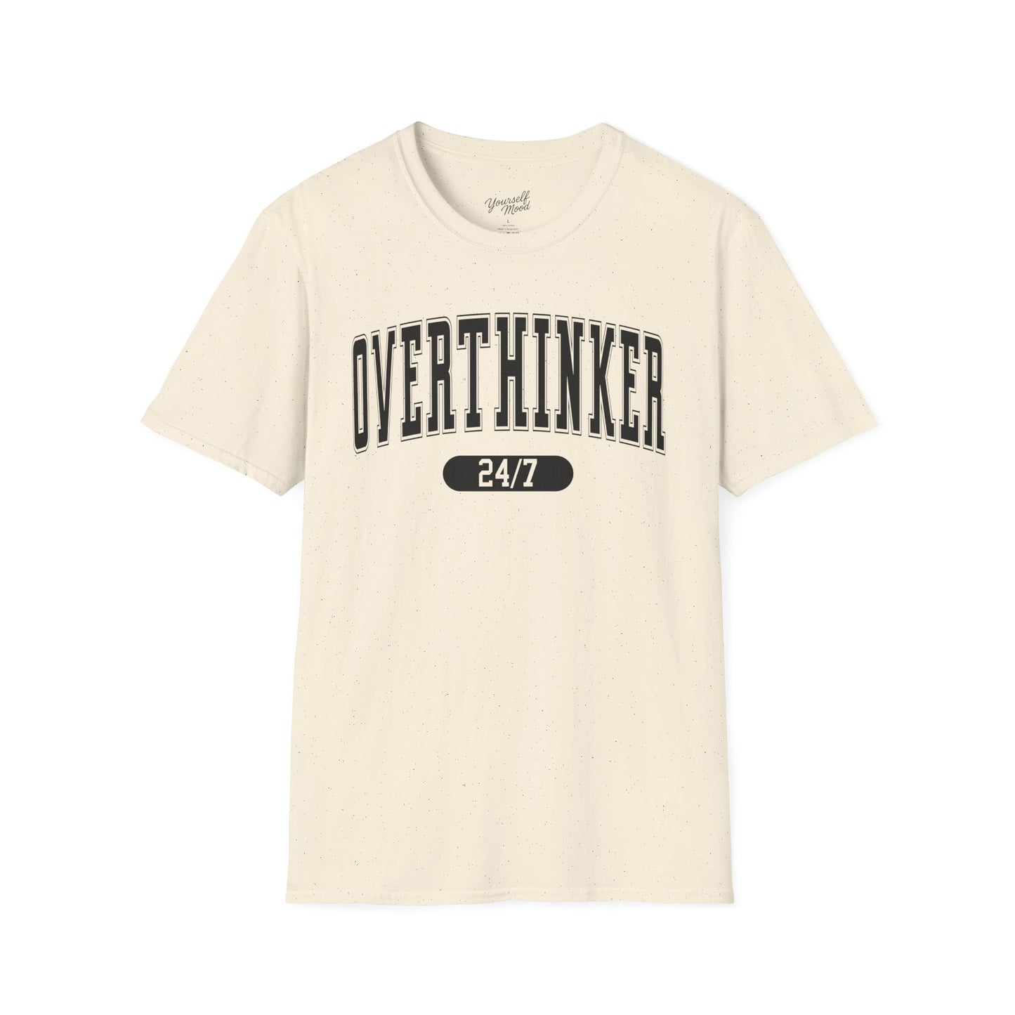 Unisex Softstyle T-Shirt with 'Overthinker 24/7' Design