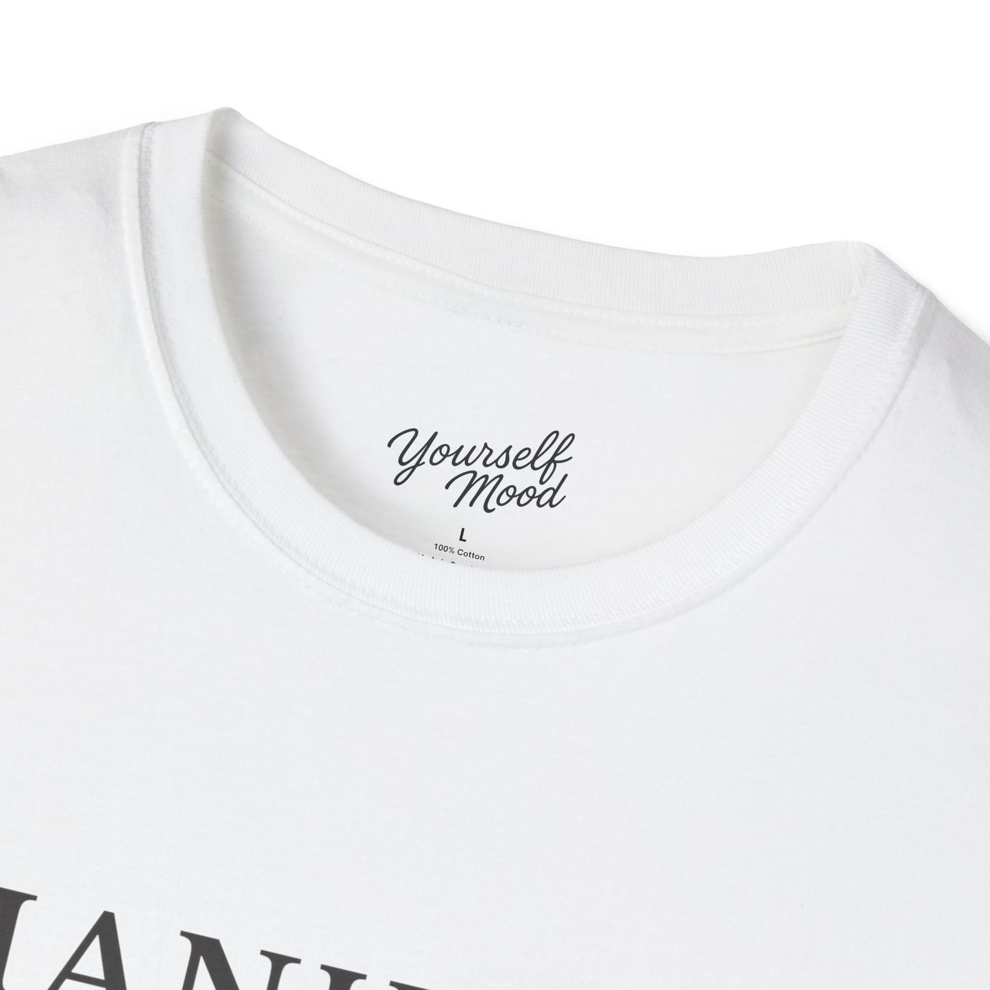 Manifest Your Dreams Unisex Softstyle T-Shirt, Motivational Tee, Gift for Creatives