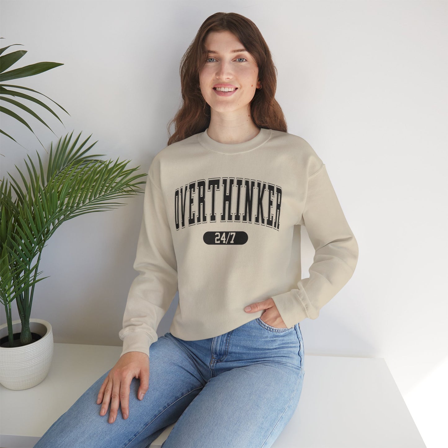 Overthinker Sweatshirt - Unisex Crewneck