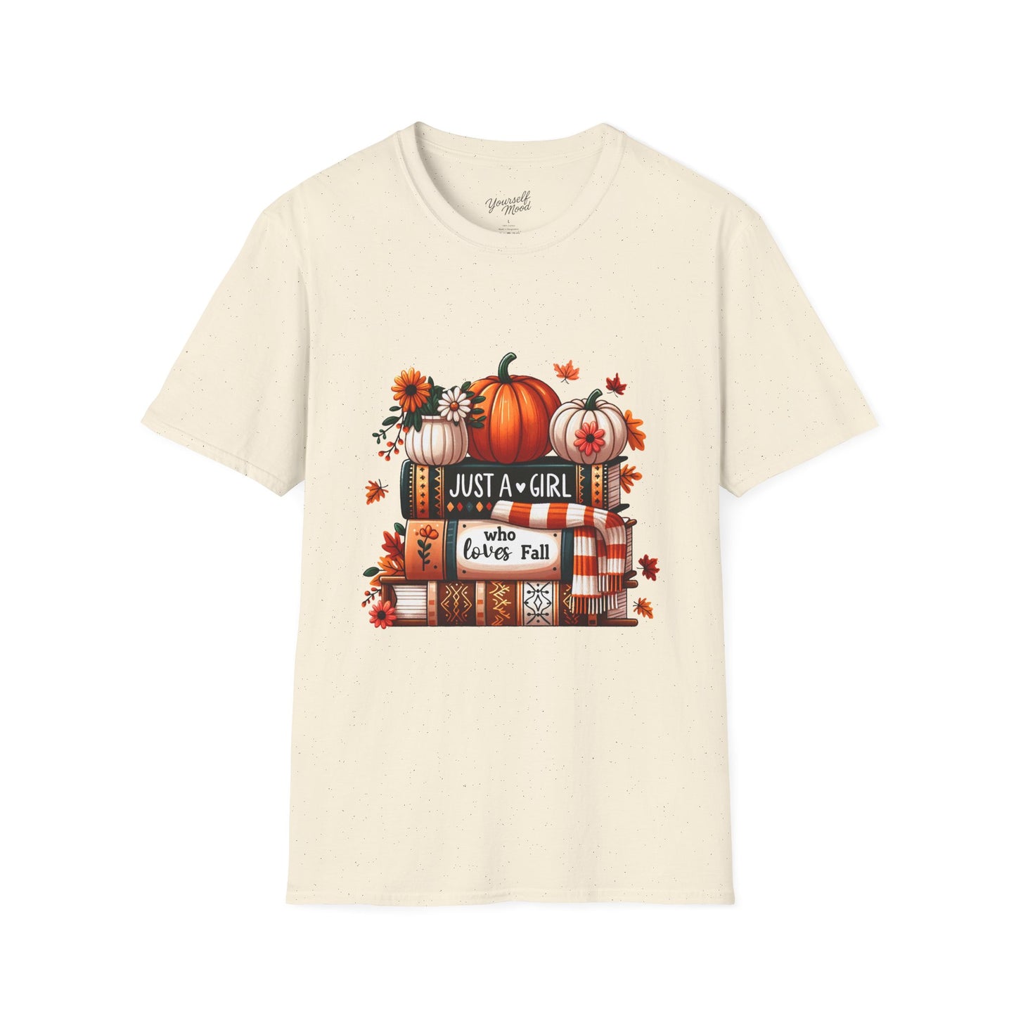 Fall Vibes T-Shirt for Girls, Just a Girl Who Loves Fall Tee