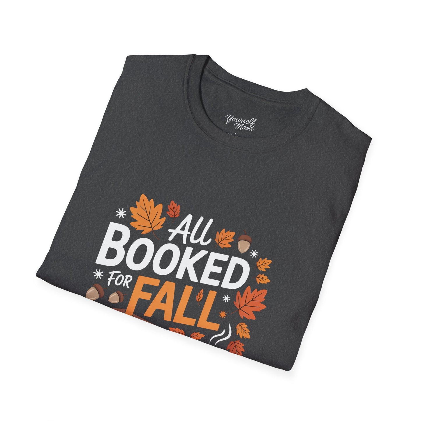 Fall Reading T-Shirt, Cozy Autumn Tee, Book Lover Gift.