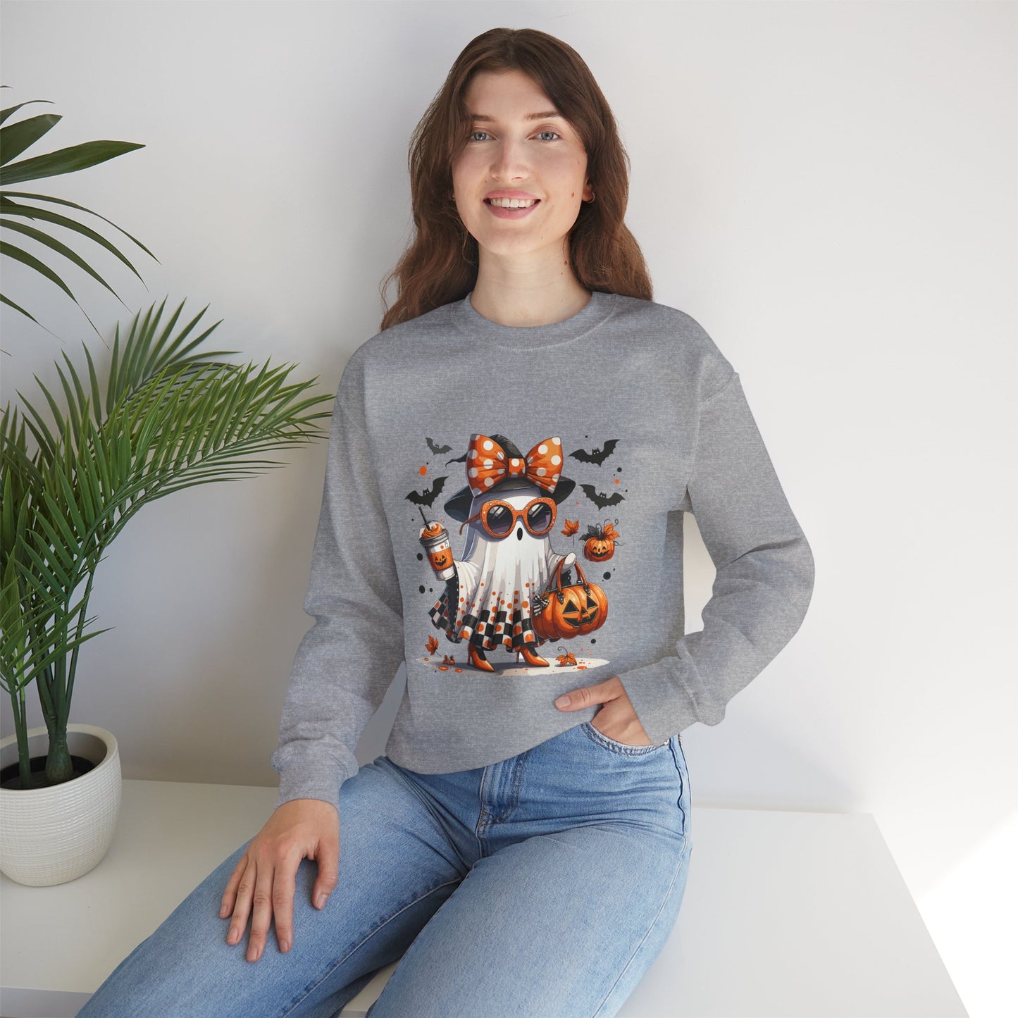 Halloween Inspired Sweatshirt, Gifting for Halloween Lovers, Spooky Season Fashion