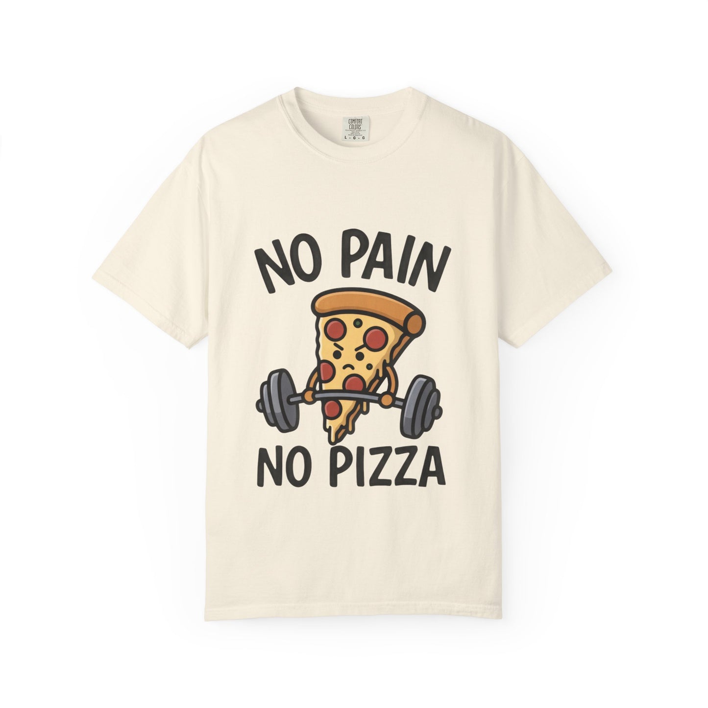 No Pain No Pizza T-Shirt — Funny Tee