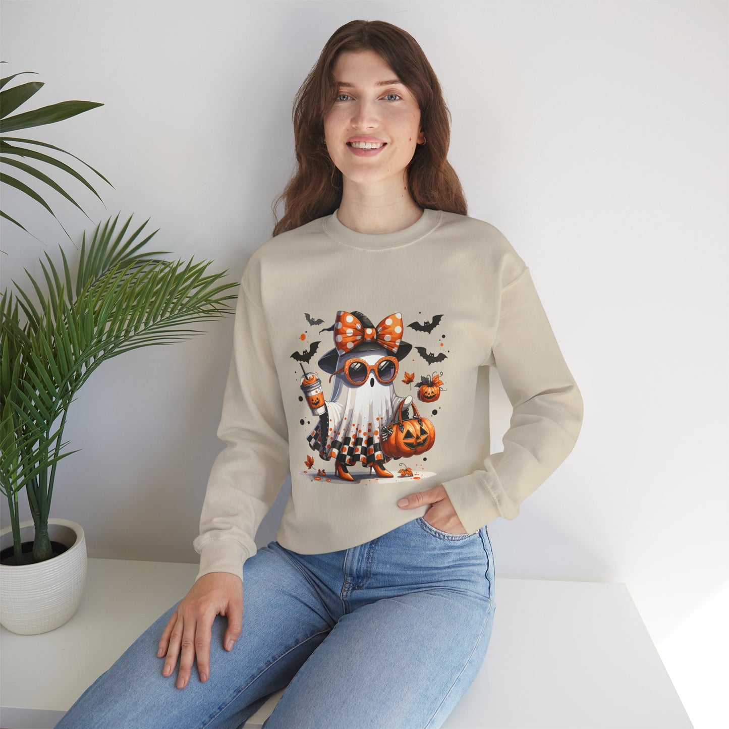 Halloween Inspired Sweatshirt, Gifting for Halloween Lovers, Spooky Season Fashion