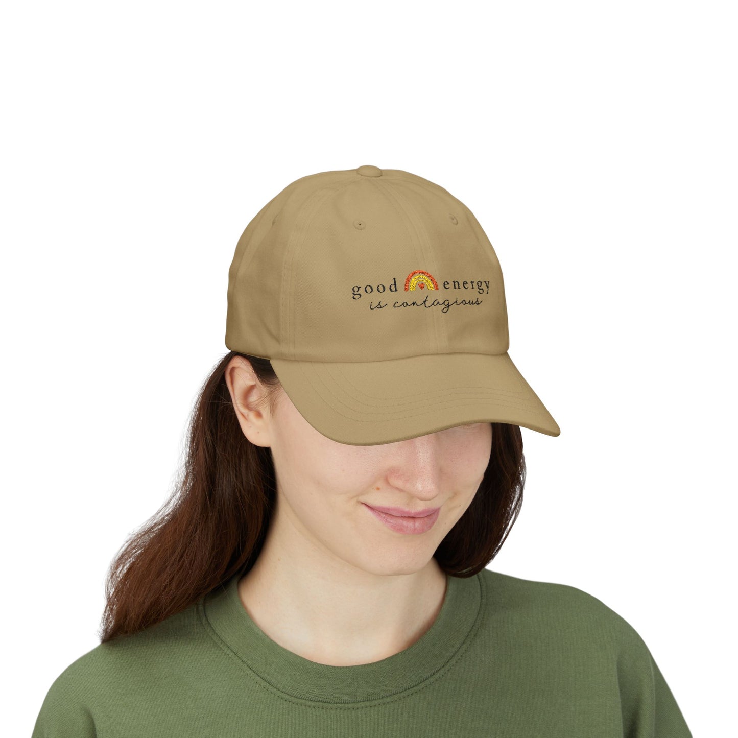 Good Energy, Classic Hat, Inspirational Gift for woman.