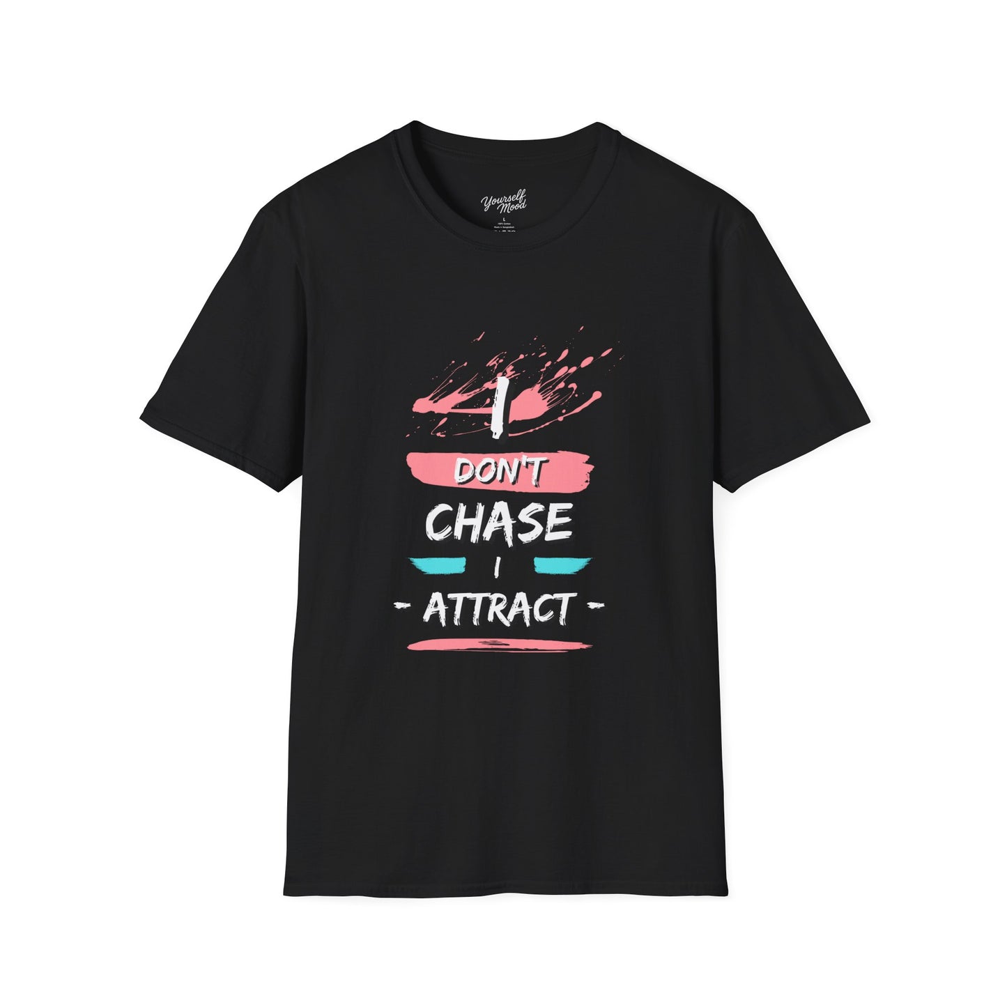 Unisex Inspirational T-Shirt - "Don't Chase, Attract" - Motivational Tee for Casual Wear, Gift for Friends, Self-Care Reminder, [...]