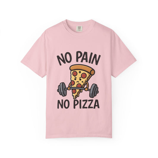 No Pain No Pizza T-Shirt — Funny Tee
