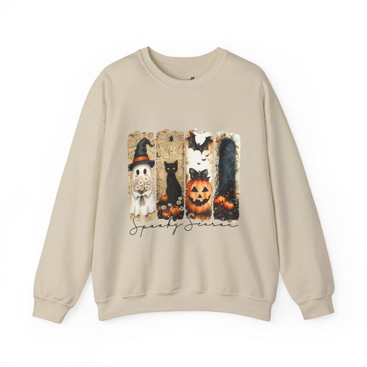 Halloween Spirit Sweatshirt | Cozy Crewneck for Fall Celebrations | Spooky Vibes