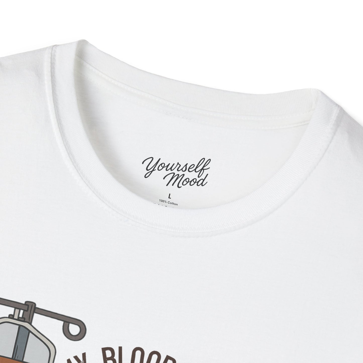 Coffee Lover Skeleton T-Shirt, Unisex Softstyle Tee, Halloween Outfit