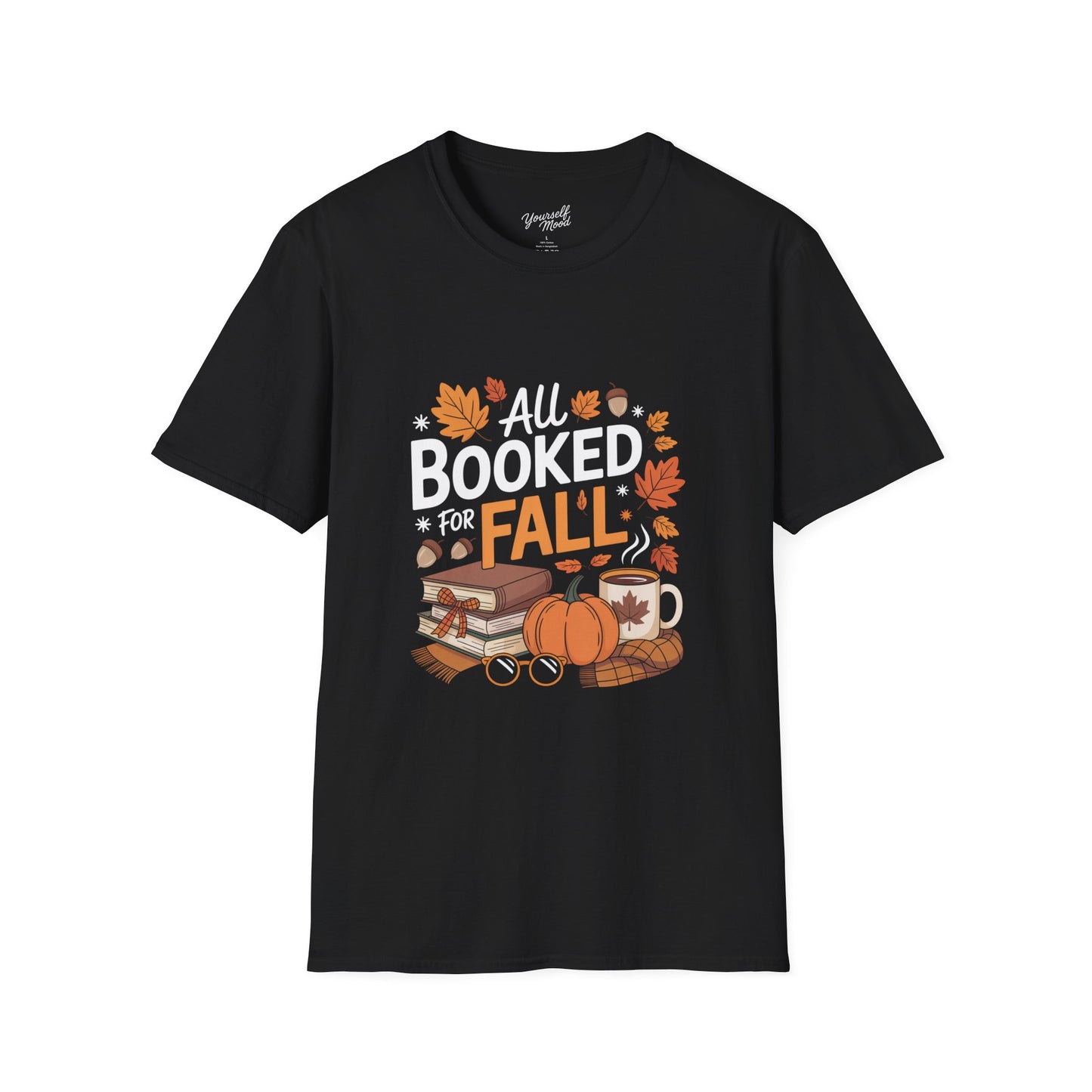 Fall Reading T-Shirt, Cozy Autumn Tee, Book Lover Gift.