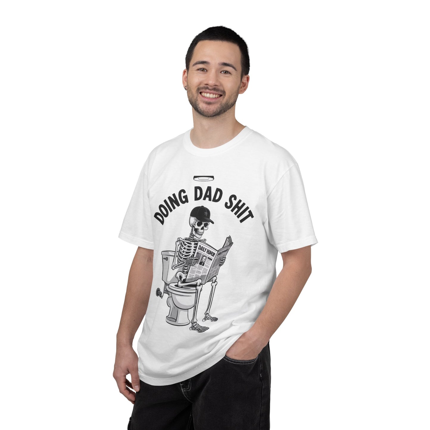 Doing Dad Shit T-Shirt — Funny Skeleton Dad Graphic Tee