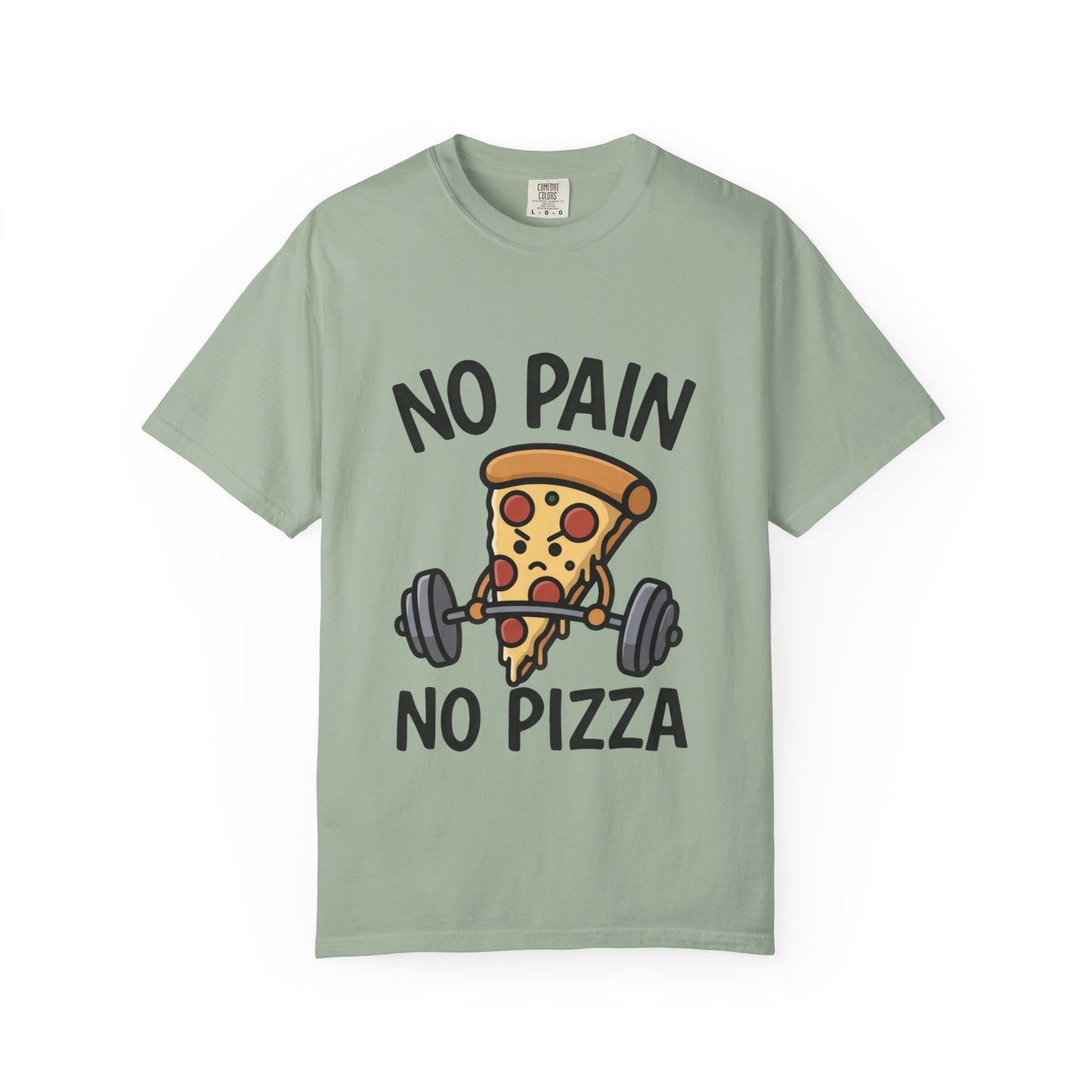 No Pain No Pizza T-Shirt — Funny Tee