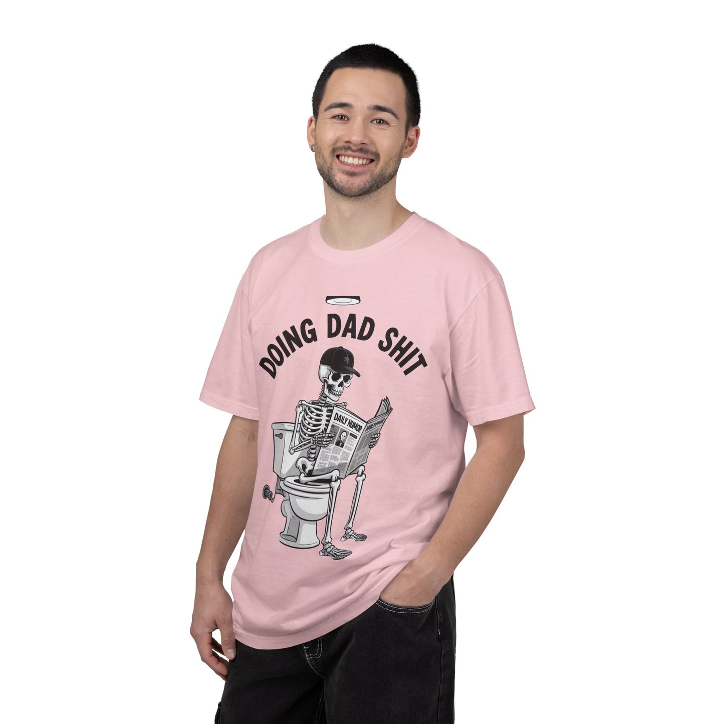 Doing Dad Shit T-Shirt — Funny Skeleton Dad Graphic Tee