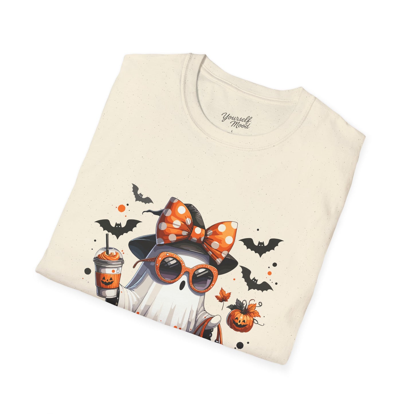 Cute Halloween Cat T-Shirt, Halloween Tee, Spooky Festive Shirt.