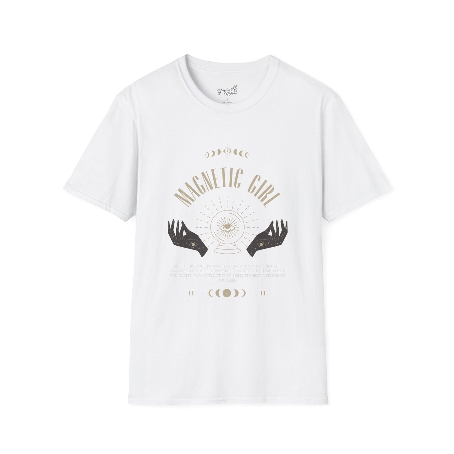 Magnetic Girl T-Shirt - Softstyle Shirt, Gift for Astrology Lovers.