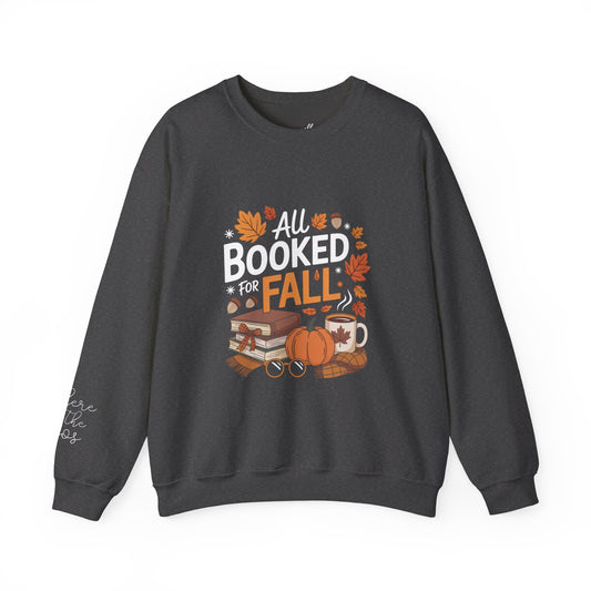 Fall Booked Sweatshirt, Perfect for Book Lovers - halloween outfit