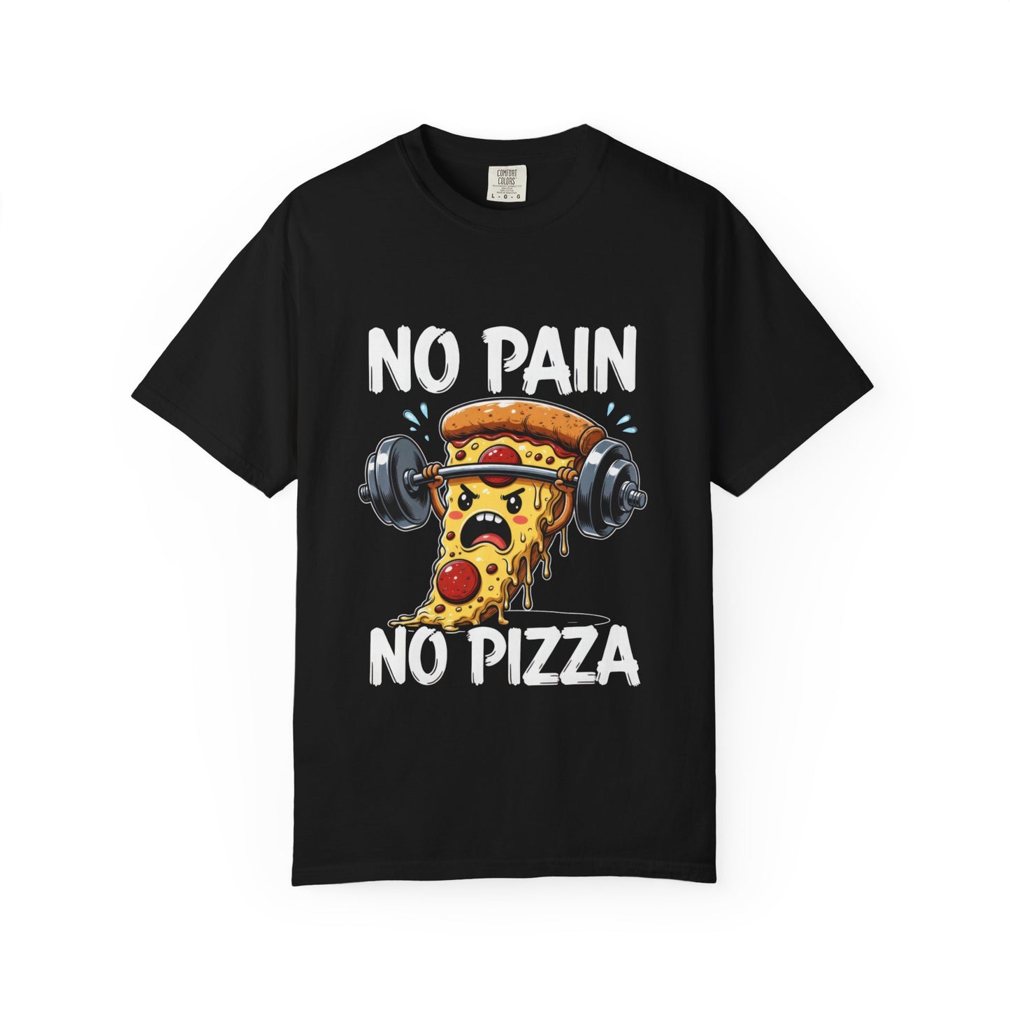 No Pain No Pizza T-Shirt — Funny Tee