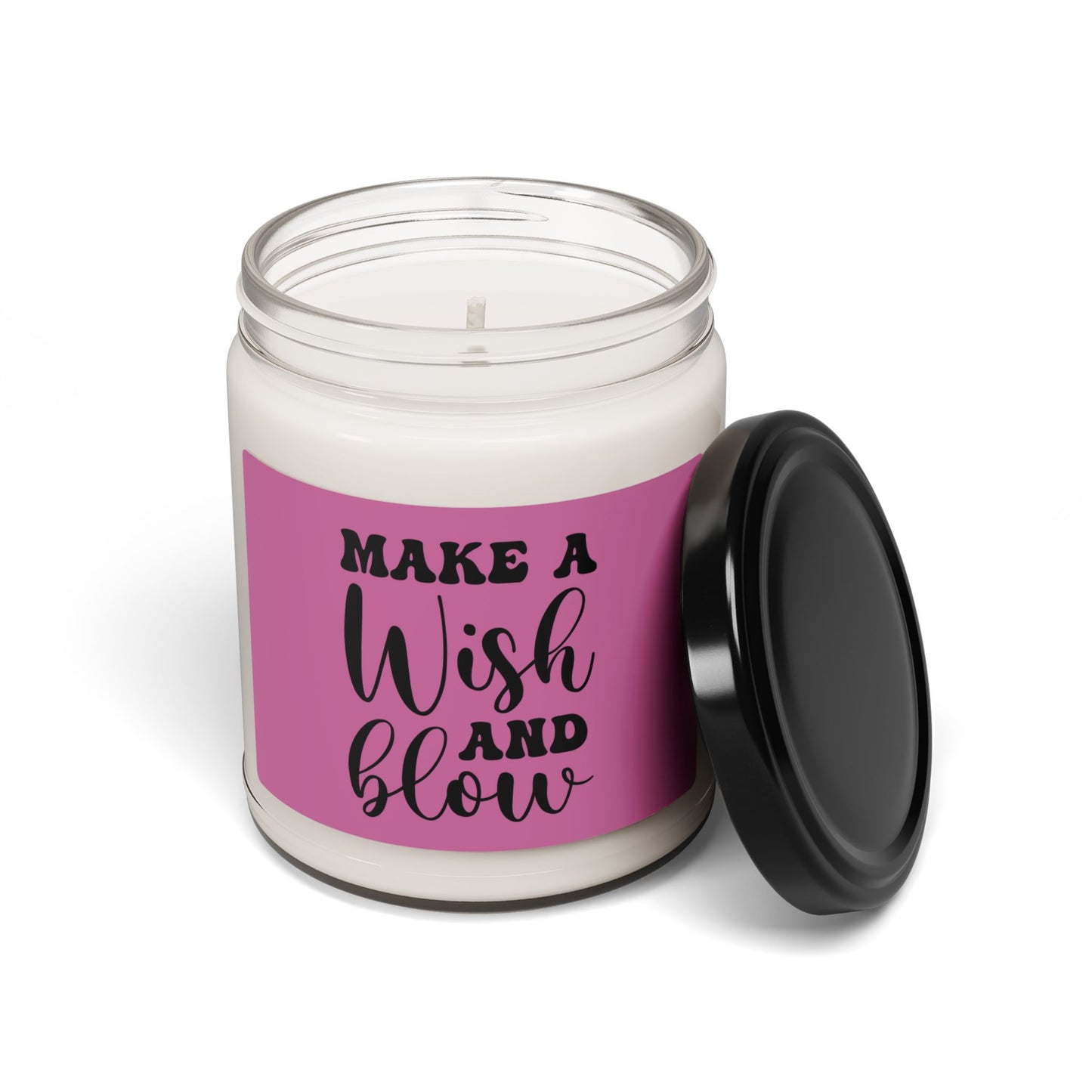 9oz Soy Candle — "Make a Wish and Blow" Scented Candle