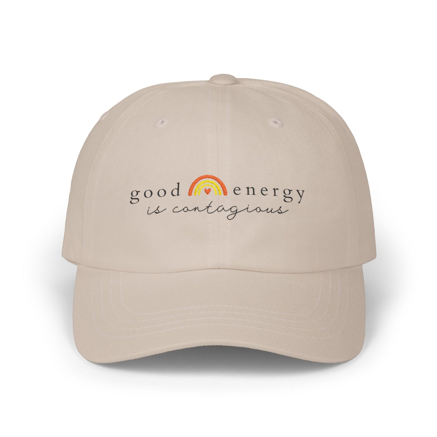Good Energy, Classic Hat, Inspirational Gift for woman.
