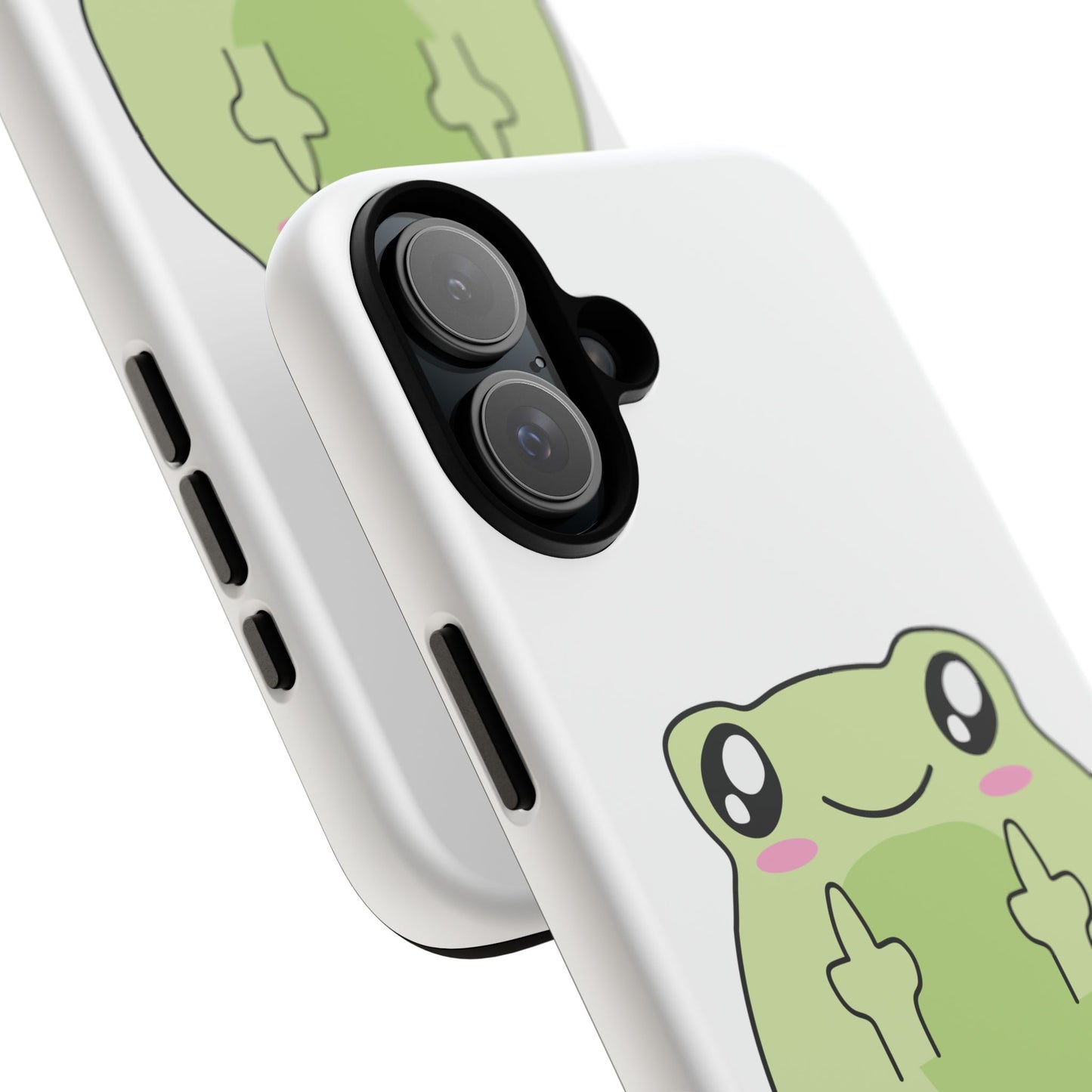 Phone Case — Cute Frog Giving Middle Fingers "I Hate All Of You"