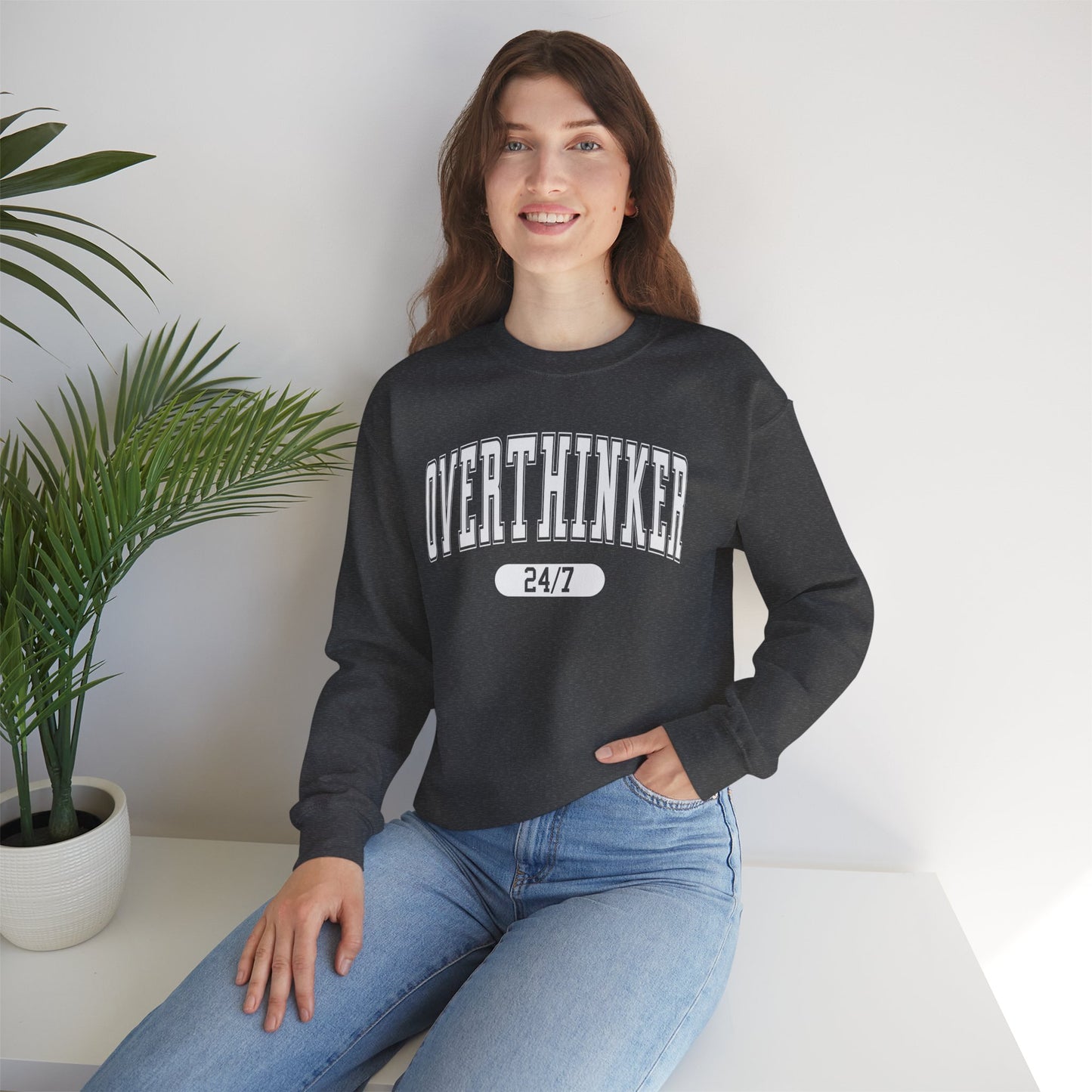 Overthinker Sweatshirt - Unisex Crewneck