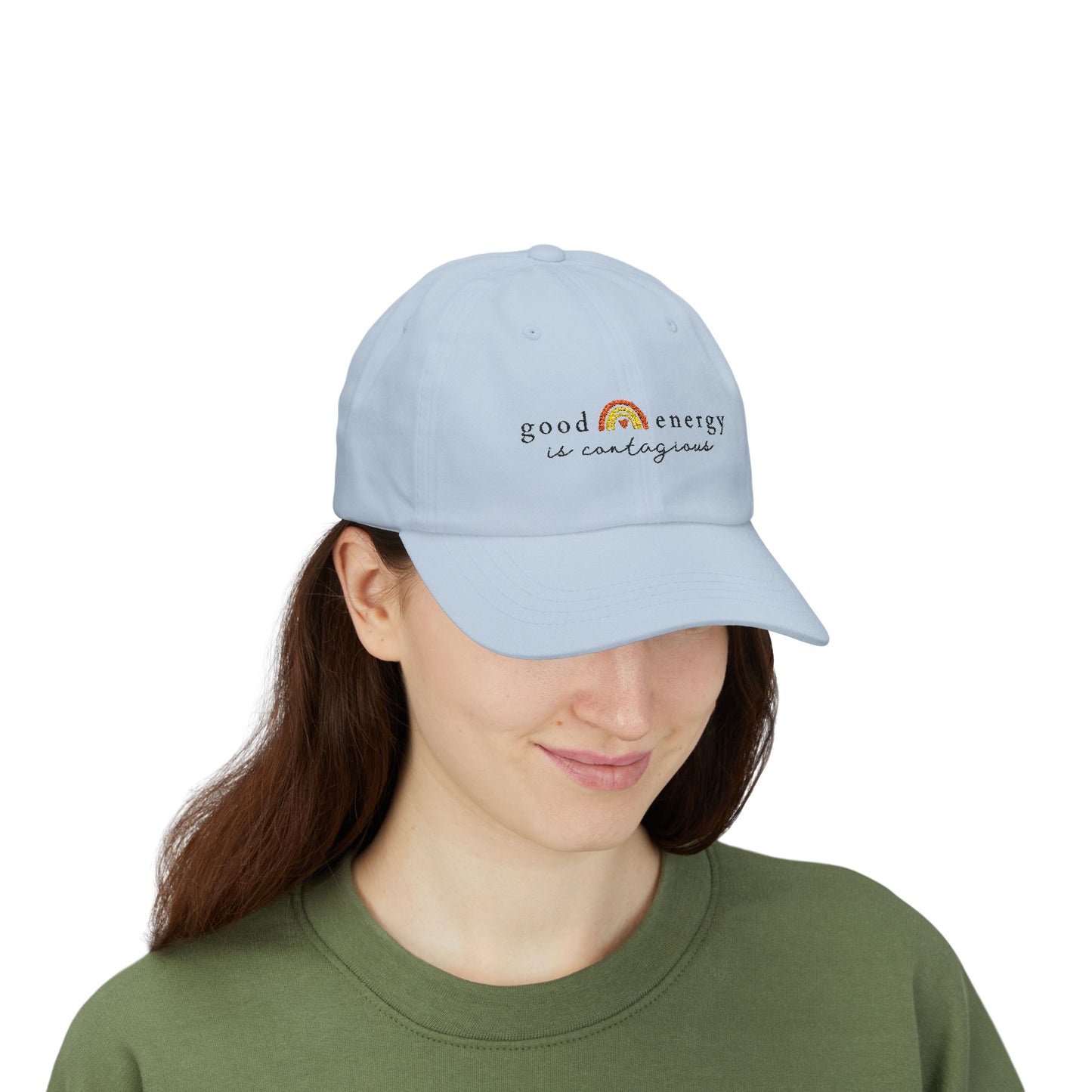 Good Energy, Classic Hat, Inspirational Gift for woman.