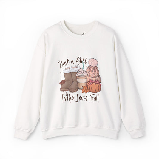 Sweatshirt - Just a Girl Who Loves Fall