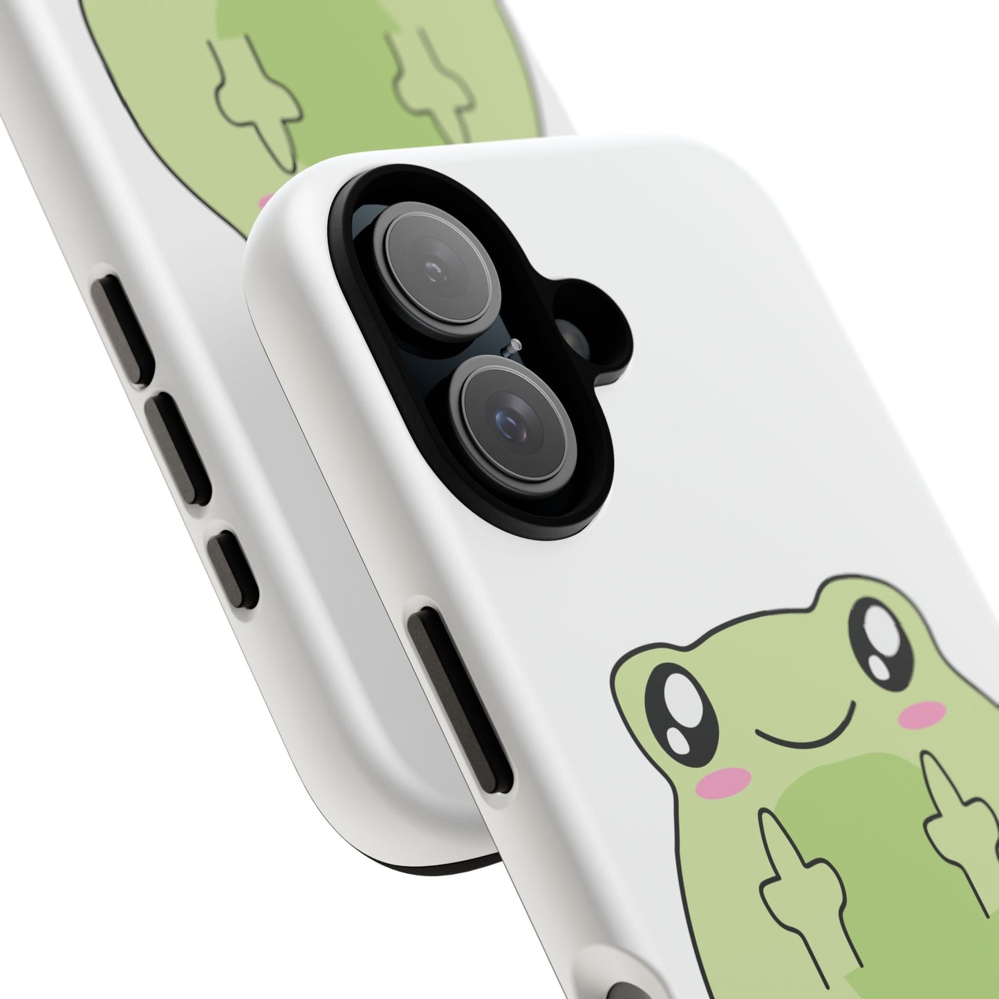 Phone Case — Cute Frog Giving Middle Fingers "I Hate All Of You"