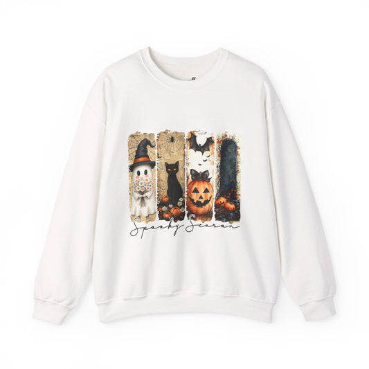 Halloween Spirit Sweatshirt | Cozy Crewneck for Fall Celebrations | Spooky Vibes