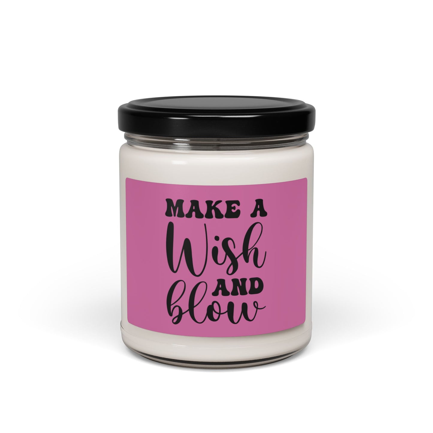 9oz Soy Candle — "Make a Wish and Blow" Scented Candle