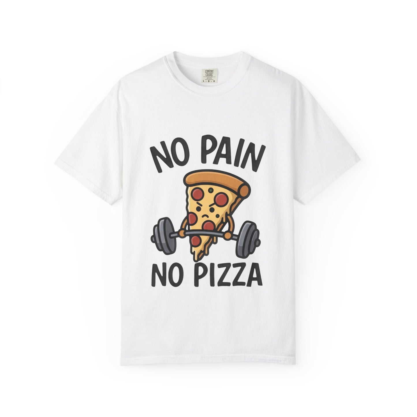 No Pain No Pizza T-Shirt — Funny Tee